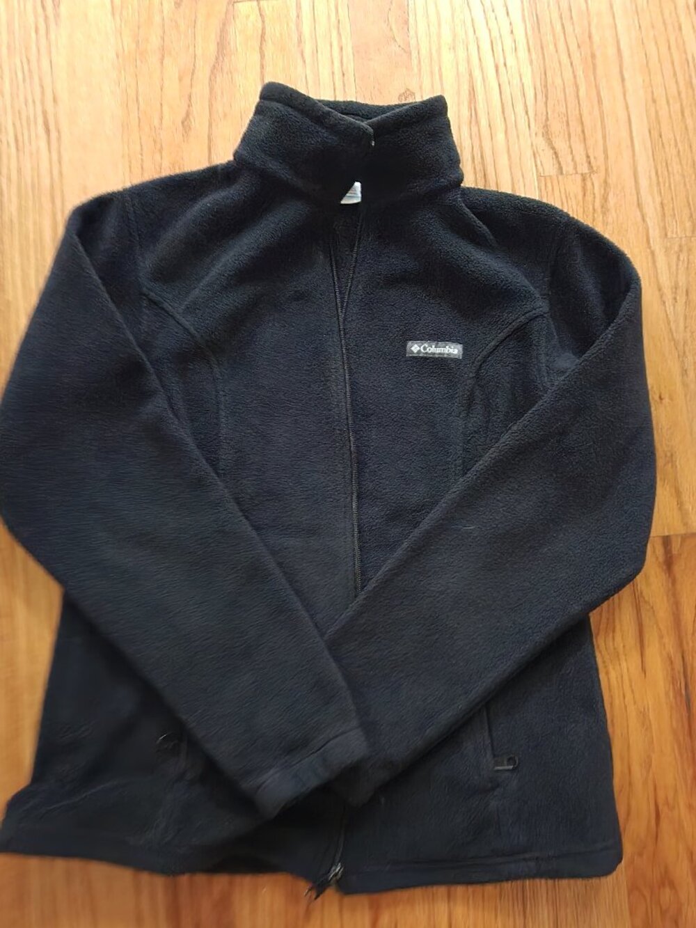 Columbia Women's Black Benton Springs Full Zip Fleece Jacket Size L